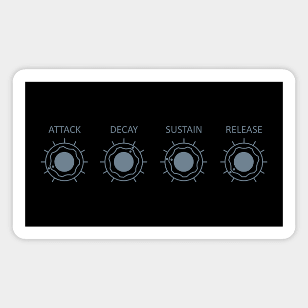 Analogue Synthesizer ADSR Magnet by Atomic Malibu